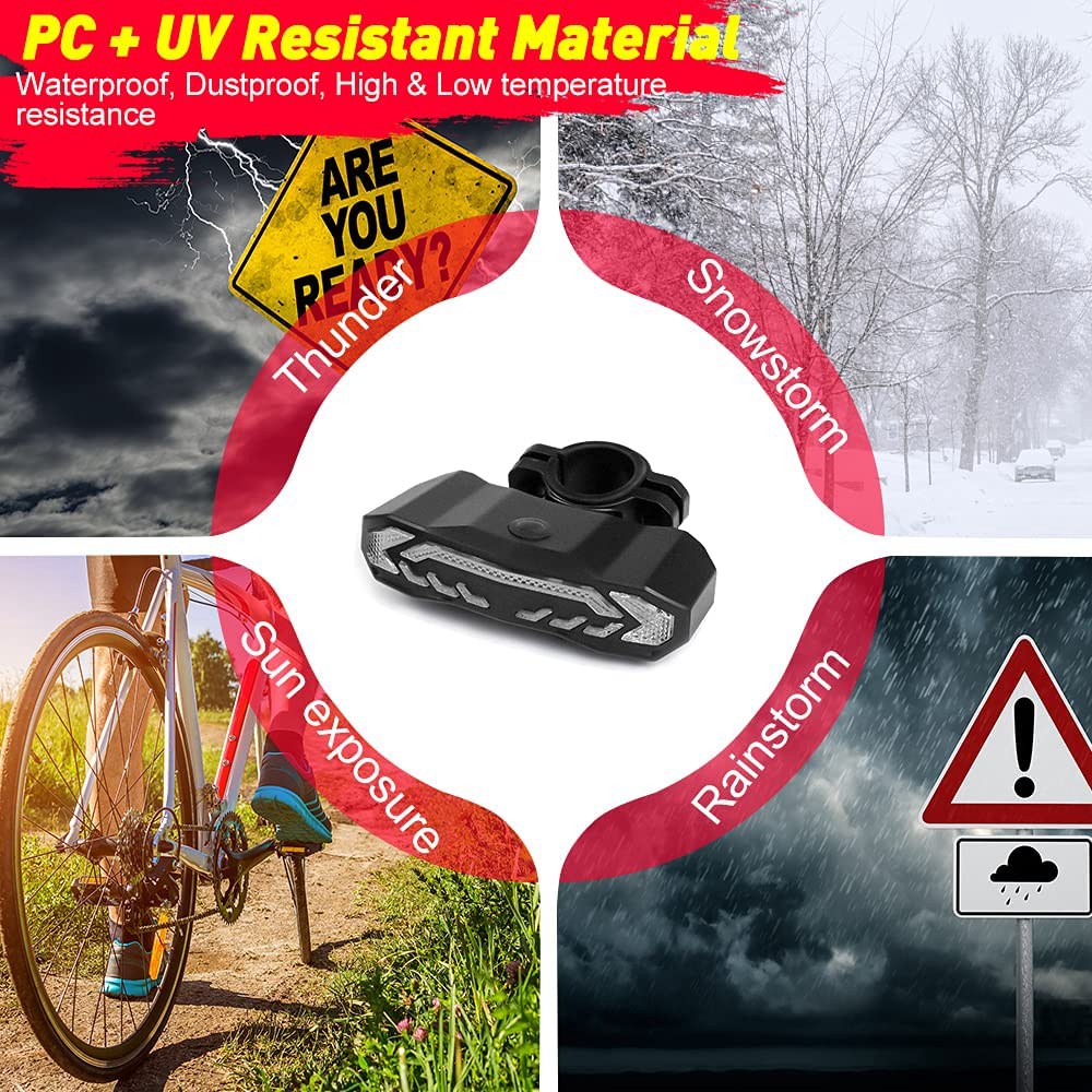 Bike Tail Light - A61P Inteligentne światła kierunkowskazów rowerowych ze