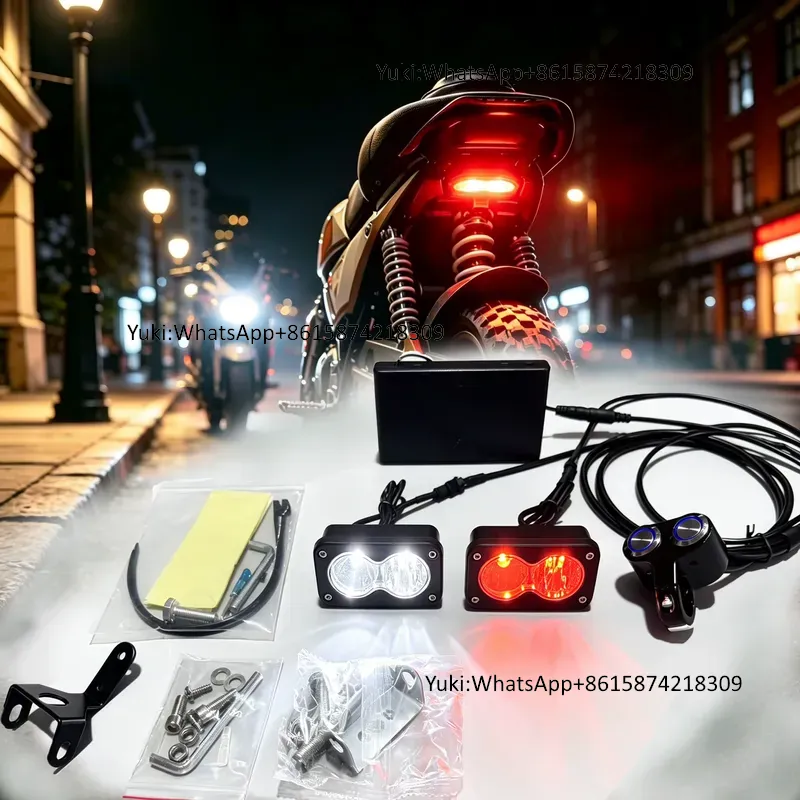 Bike Tail Light - Trontech Uniwersalny Zestaw Podwójnych Lamp LED