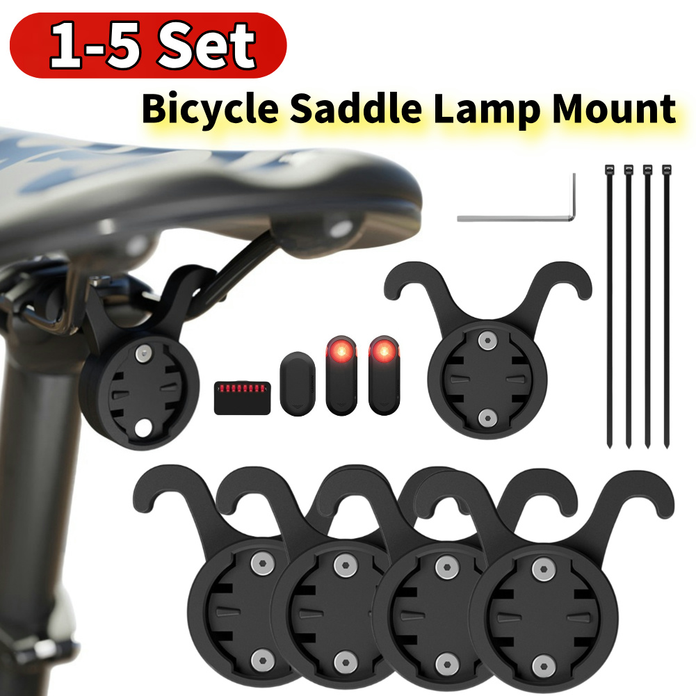 Bike Tail Light - 1-5 zestawów lampka podsiodłowa roweru uchwyt