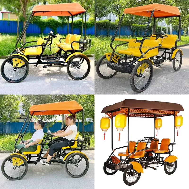 Cycling Quads - Stabilny czterosizowy rower rodzinny do wycieczek
