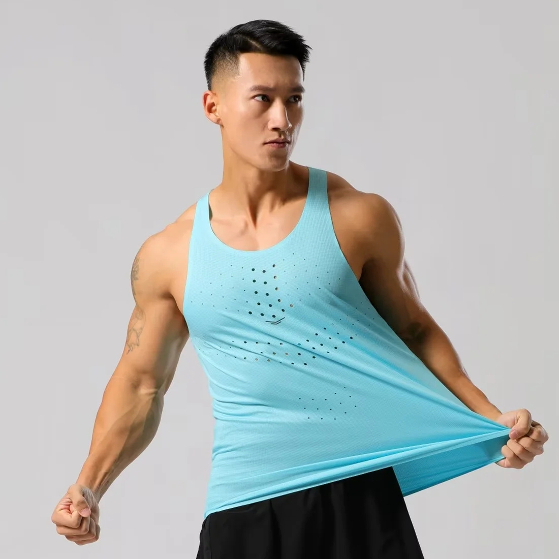 Cycling Gear Clothing - Męskie lekkie kamizelki do biegania, topy