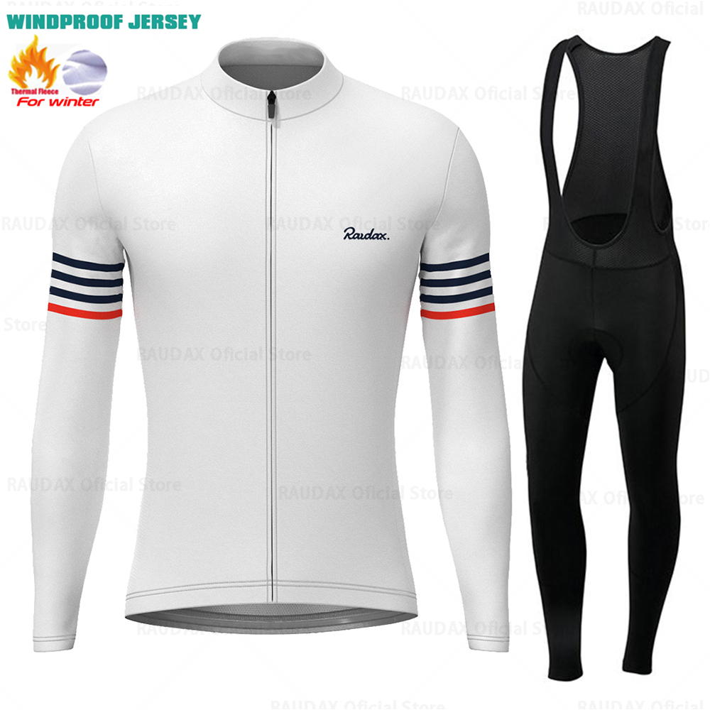 Cycling Gear Winter - Raudax zimowa wiatroszczelna koszulka polarowa Ropa