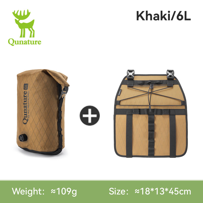 Cycling Gear Waterproof - Qunature 6/12L Bikepacking: Lekki podwieszany worek