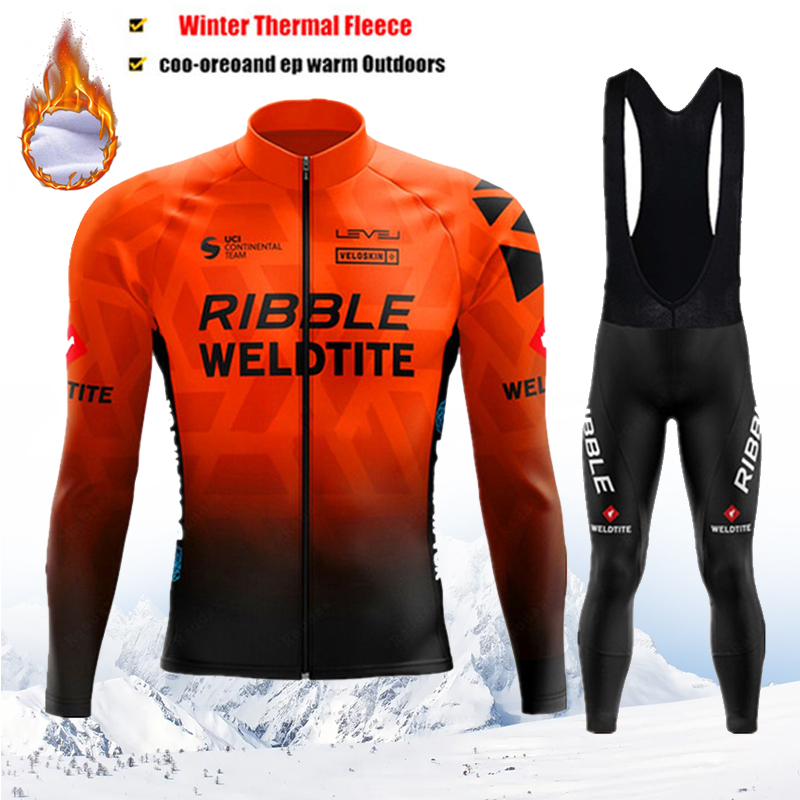 Cycling Gear Winter - RIBBLE Zimowy Zestaw Kolarski Męski z