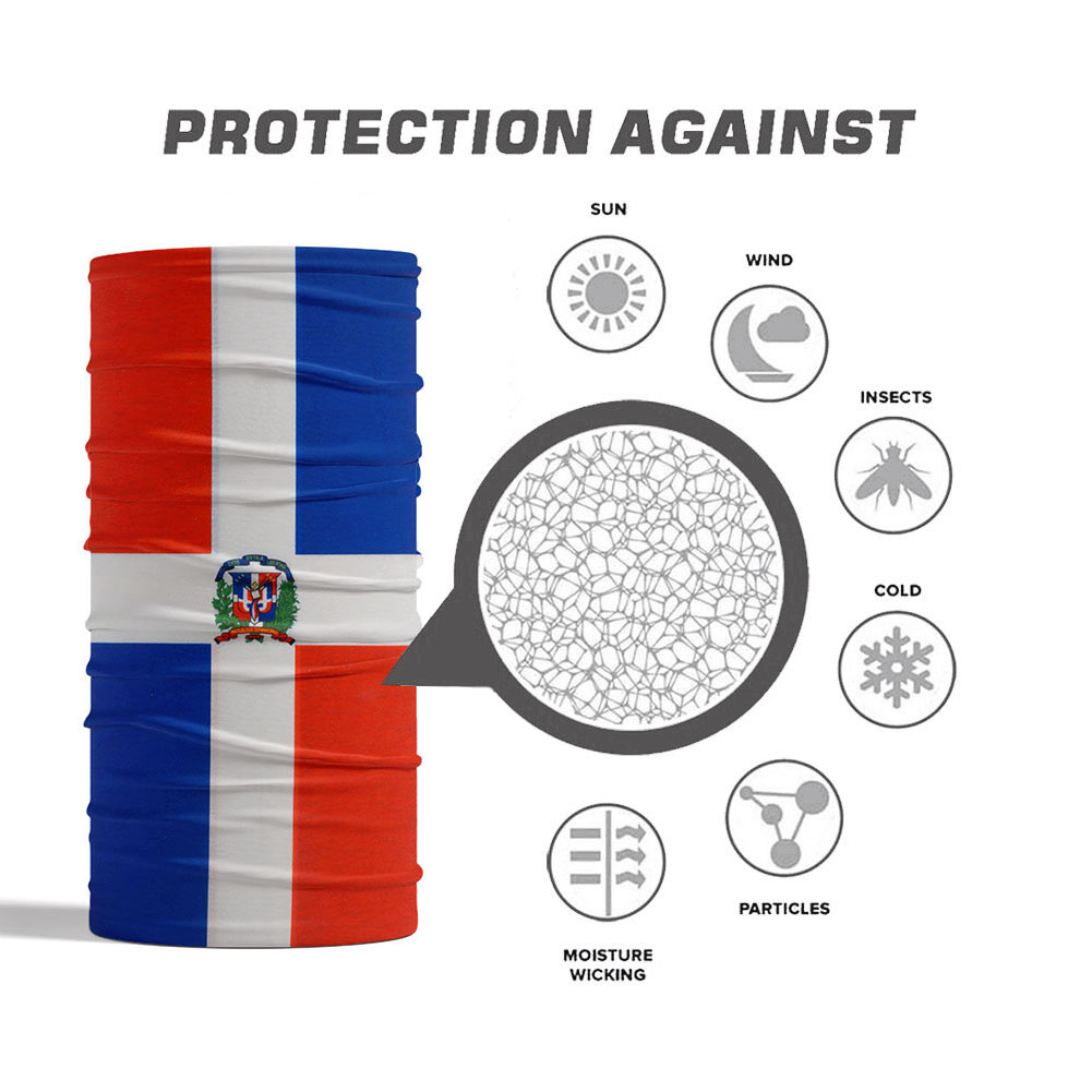 Dominica flaga narodowa Bandan – Cycling Gear recenzja i cena