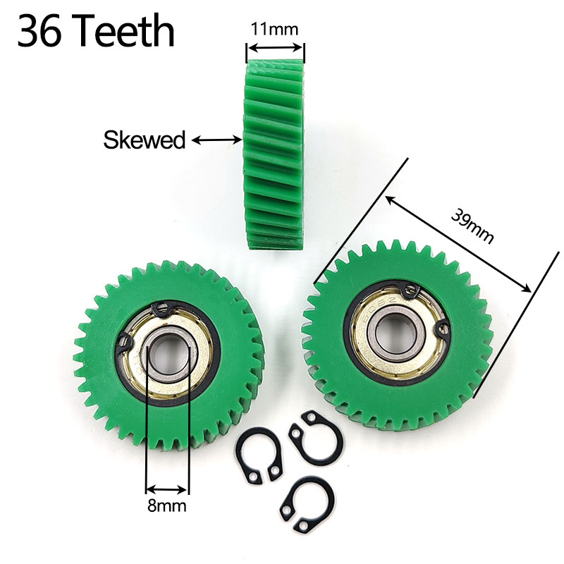 36T Green Skew Gear do roweru  – Cyclo Gear recenzja i cena
