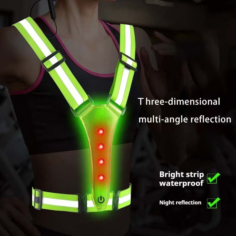 Kamizelka LED do biegania, odb – Cycling Gear Clothing recenzja i cena