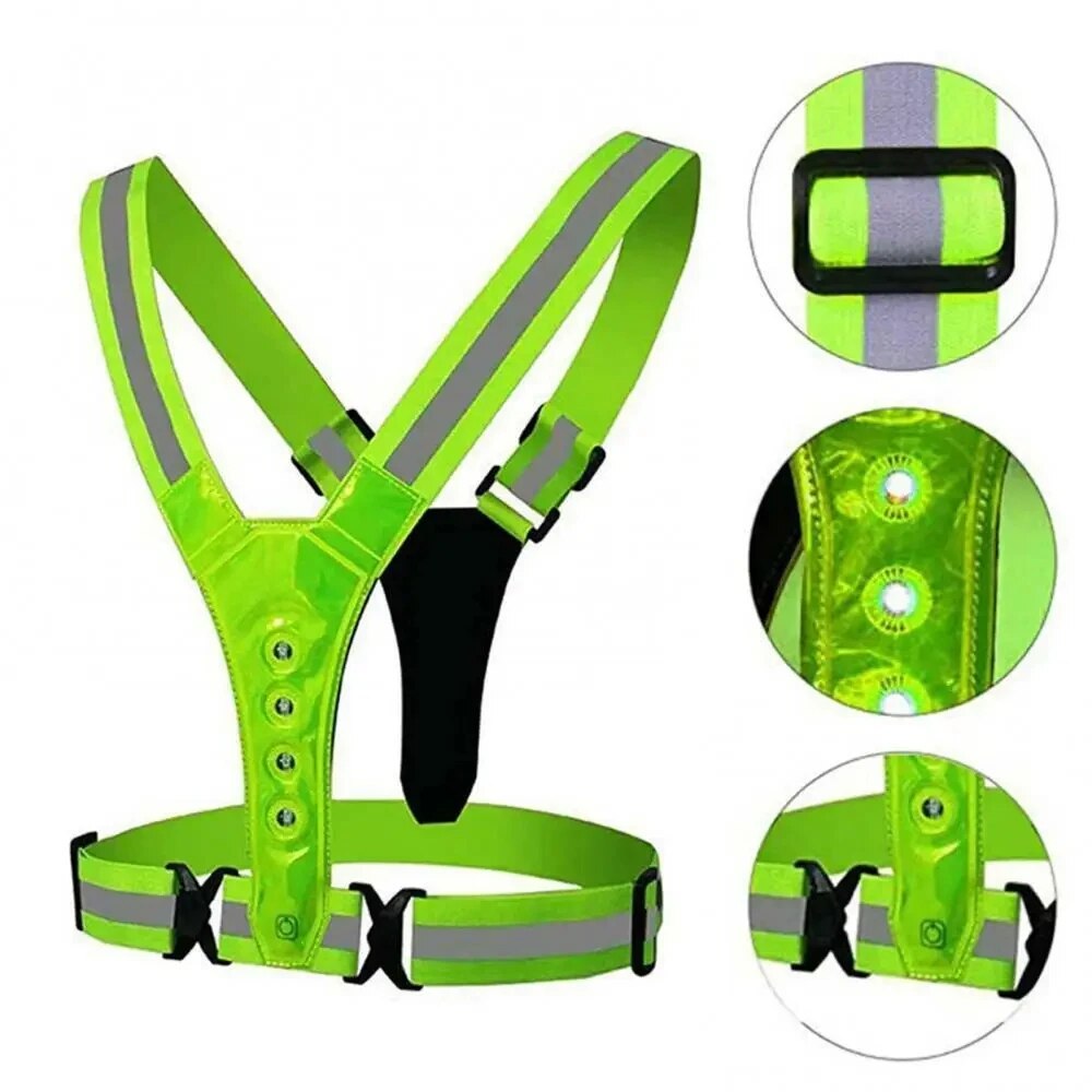 Kamizelka LED do biegania, odb – Cycling Gear Clothing recenzja i cena