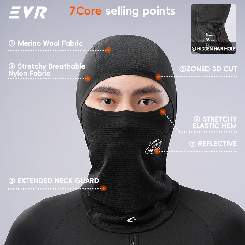 Zimowa wełniana maska na twarz – Cycling Gear Winter recenzja i cena